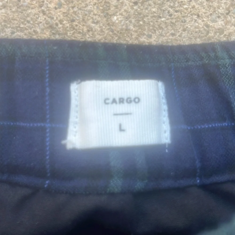 Pacsun Blue/Green Tarten Plaid Cargo Pant Men's Size L